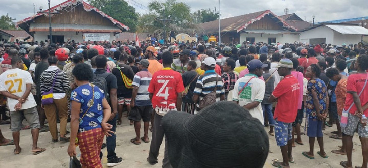 Gagal CPNS, Kantor Bupati Mappi Papua Dirusak Massa