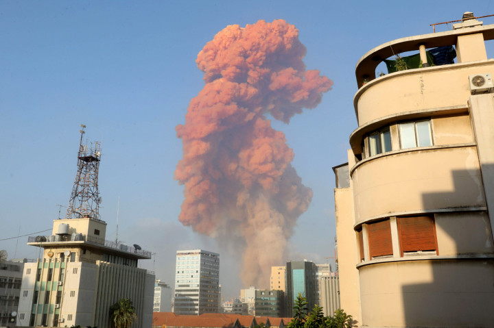 Ledakan Dahsyat Guncang Beirut Lebanon