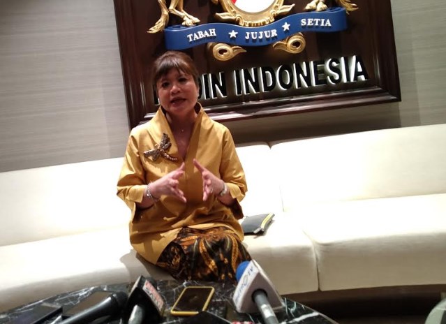 Wakil Ketua Umum Kadin Indonesia Bidang Hubungan Internasional Shinta Kamdani. Foto: Medcom.id/Ilham Wibowo