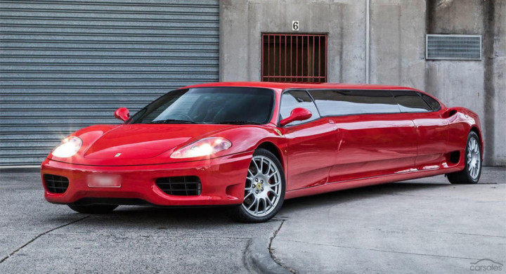 Satu-Satunya Ferrari 360 Modena Limousine ini Dijual