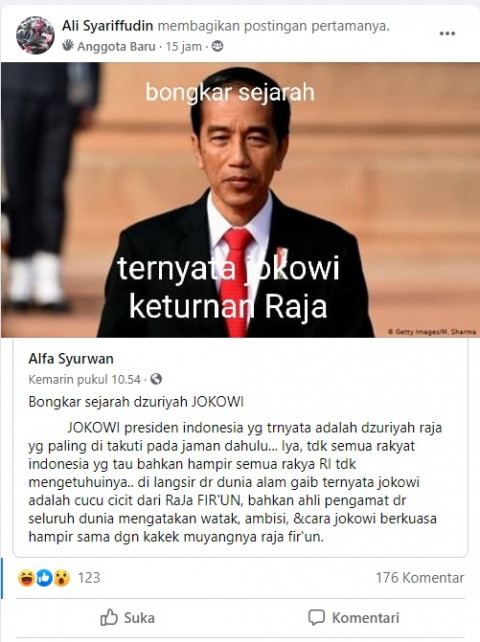 Cek Fakta Presiden Joko Widodo Keturunan Raja Cek Faktanya