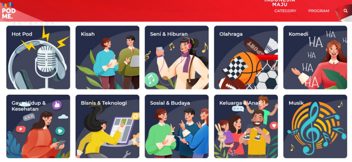 Musik hingga Bola, Simak Empat Podcast Baru di PodMe