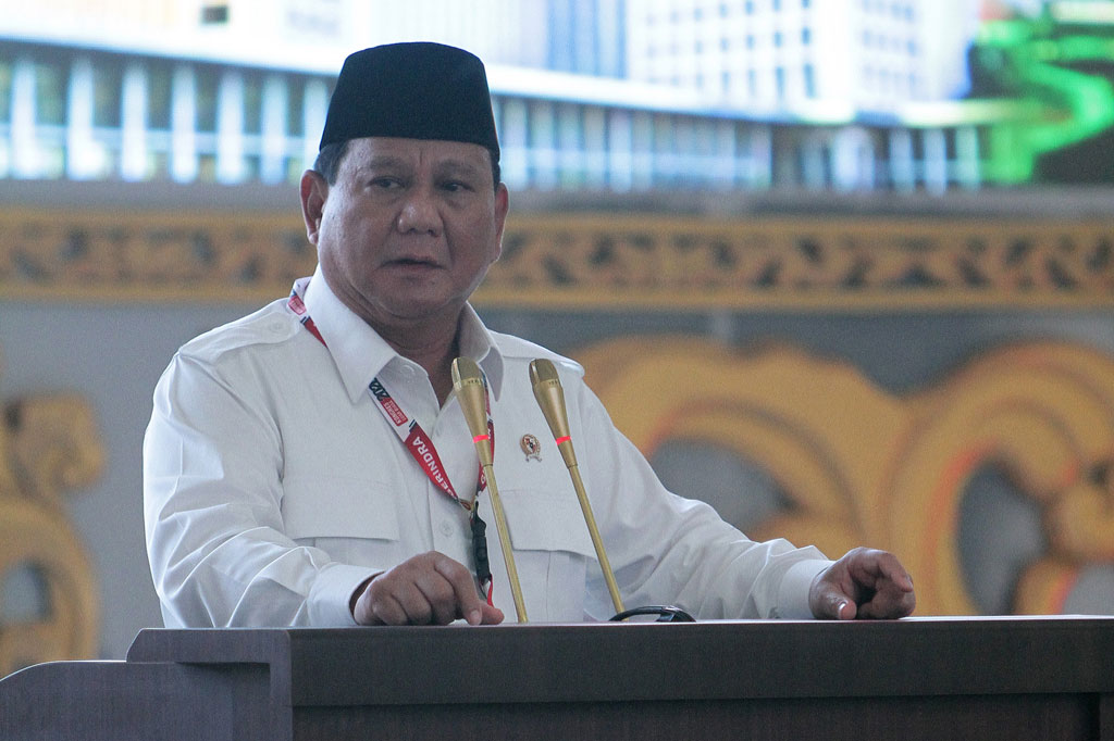 Prabowo Ultimatum Kader Gerindra
