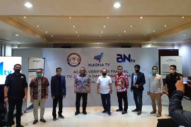 KPID Jakarta Verifikasi Faktual Magna Channel dan BN TV