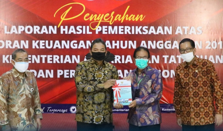 Kementerian ATR Peroleh Opini WTP