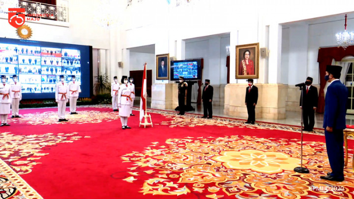 Presiden Mengukuhkan Paskibraka