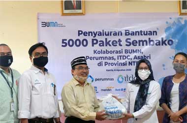 3 BUMN Berkolaborasi Bantu Masyarakat Terdampak Covid-19