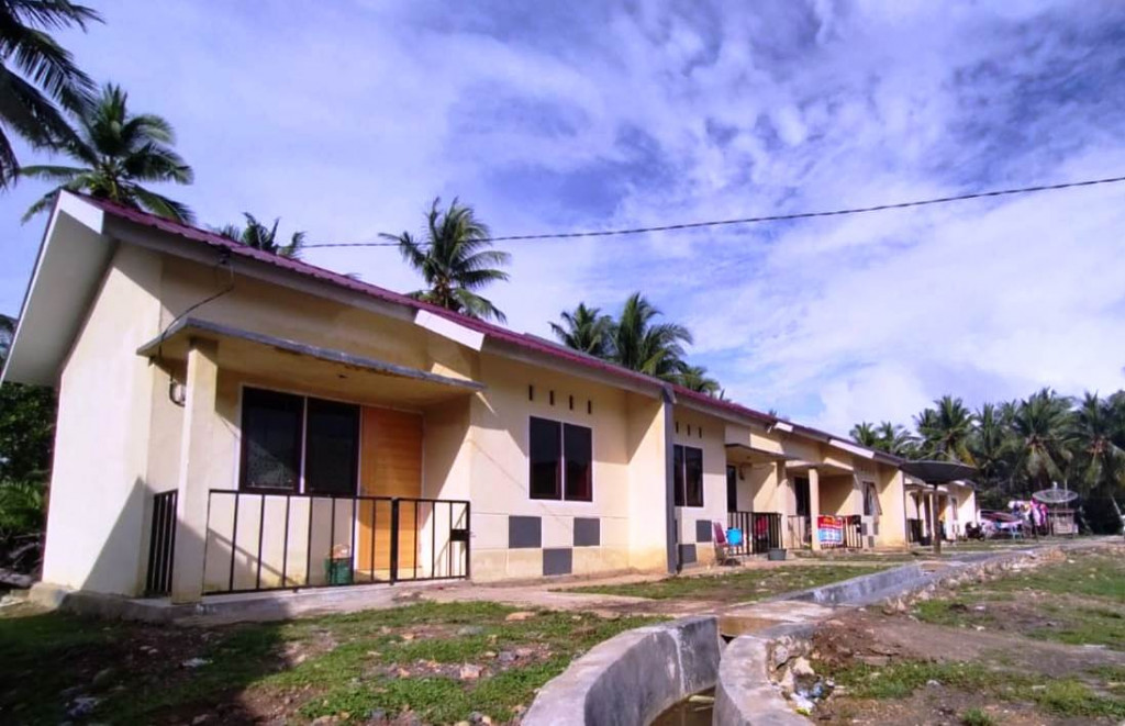 Rusus nelayan di Desa Laimeo, Provinsi Sulawesi Tenggara.. Foto: Kementerian PUPR