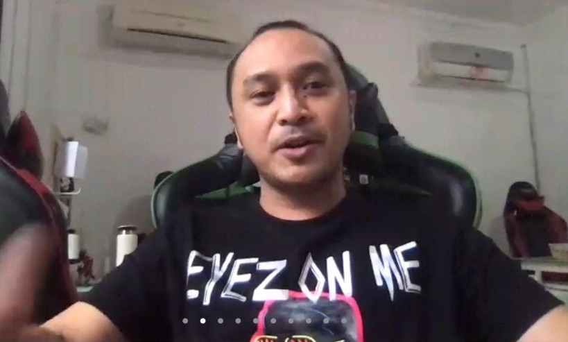  Giring Ganesha dalam jumpa pers virtual, Jumat, 14 Agustus 2020. (Foto: Screenshot)