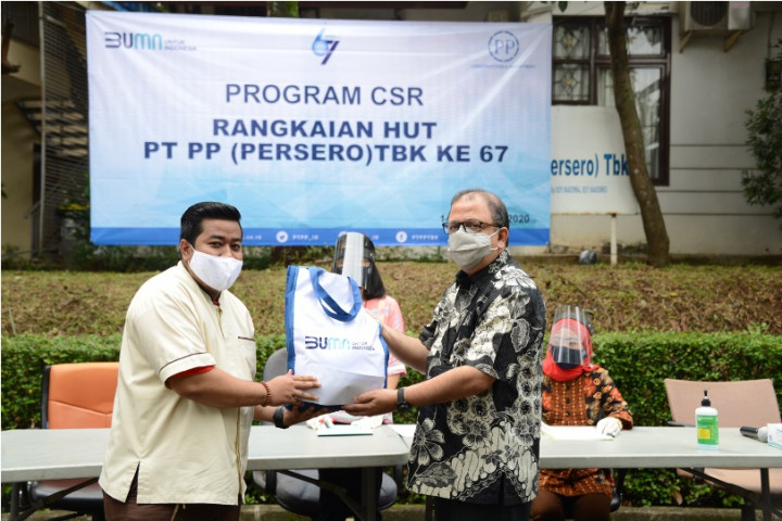 PTPP Gelontorkan Rp111 Juta di Masa Pandemi