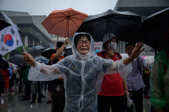 Hari Kemerdekaan Korea Selatan Diwarnai Demo Antipemerintah