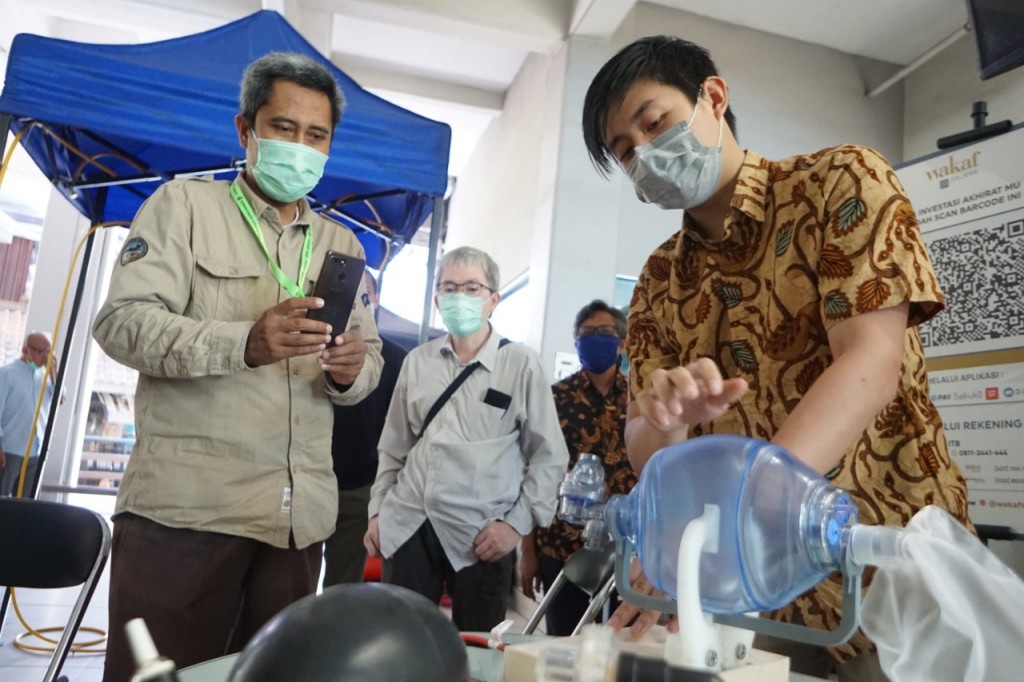 Ventilator portabel buatan ITB. Foto: Dok. ITB