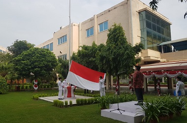 Upacara HUT ke-75 RI di KBRI New Delhi Digelar Terbatas