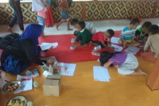 Puluhan Anak Badui Belajar Tatap Muka di PAUD Nurul Ilmi