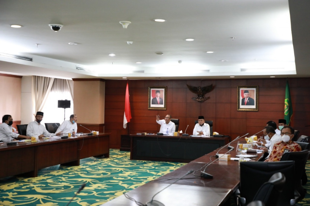 Rapat Koordinasi Program Cinta Papua di Kantor Kemenag, Jakarta. Foto: Dok Kemenag