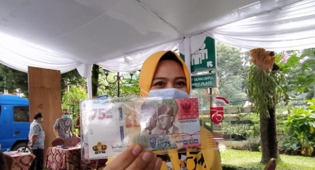BI Minta Uang Khusus Rp75 Ribu Tak Diperdagangkan