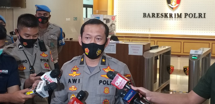 Karopenmas Mabes Polri Brigjen Awi Setiyono. Medcom.id/Kautsar Widya Prabowo. 
