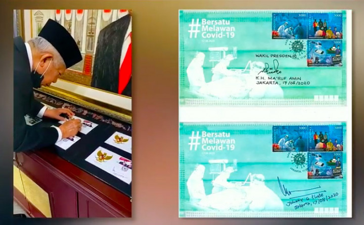 Empat Seri Prangko Memperingati HUT ke-75 RI Diluncurkan