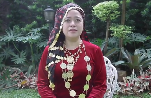 Cantiknya Puan Maharani Gunakan Kuluk Adat Jambi saat Upacara Kemerdekaan ke-75 RI