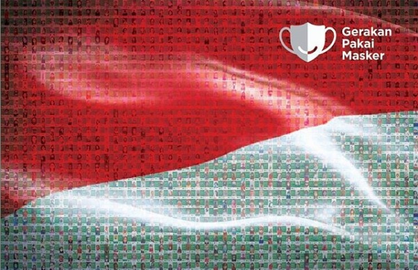 1.945 Perempuan Indonesia Bermasker Dukung Gerakan Pakai Masker