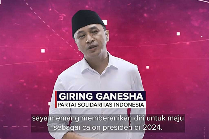 Niat Giring Maju di Pilpres 2024 Bentuk Spekulasi PSI
