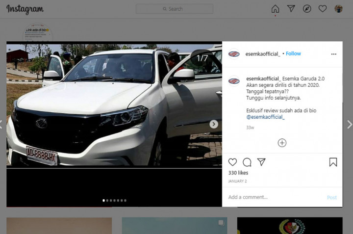 SUV Esemka Meluncur Tahun ini, Harga Rp 200 Jutaan?