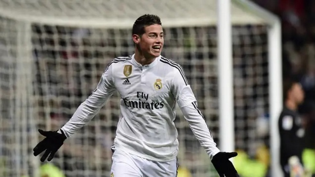 Gelandang Real Madrid, James Rodriguez (AFP/Dani Pozo)