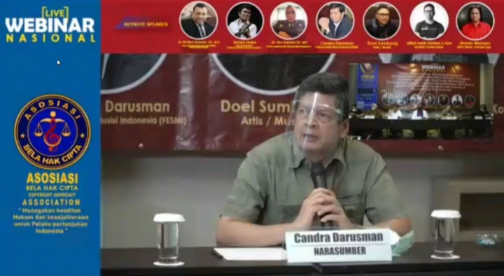 Candra Darusman Imbau UU Hak Cipta Jangan Sampai Bunuh Kreativitas