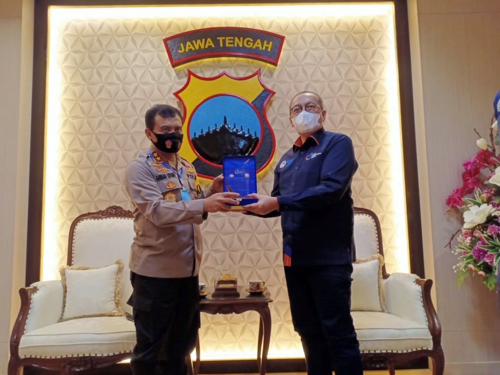 Pertemuan PT Liga Indonesia Baru dengan Polda Jateng (Dok. LIB)