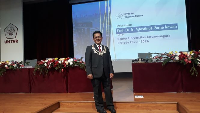 Agustinus Purna Irawan Kembali Dilantik Jadi Rektor Untar
