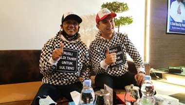 Aldi Taher Maju sebagai Calon Wagub Sulteng