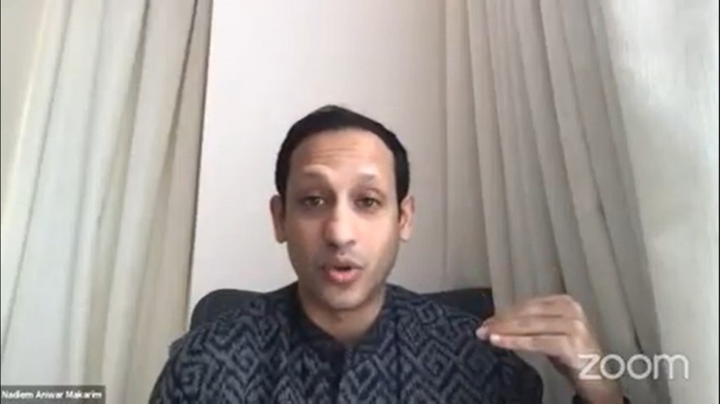 Mendikbud Nadiem Makarim. Zoom
