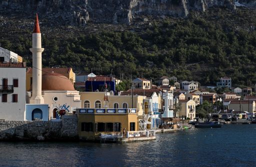 Perbatasan Turki-Yunani di Laut Mediterania Timur. Foto: AFP.