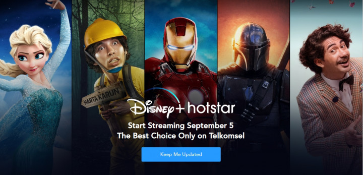 Disney Plus Hotstar Gandeng Telkomsel untuk Indonesia