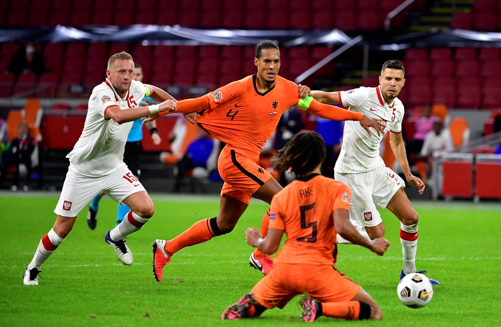 UEFA Nations League: Belanda Tundukkan Polandia, Italia Imbang Lawan