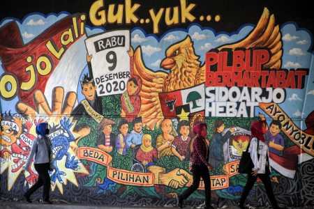 243 Bapaslon Langgar Protokol Kesehatan Pendaftaran Pilkada
