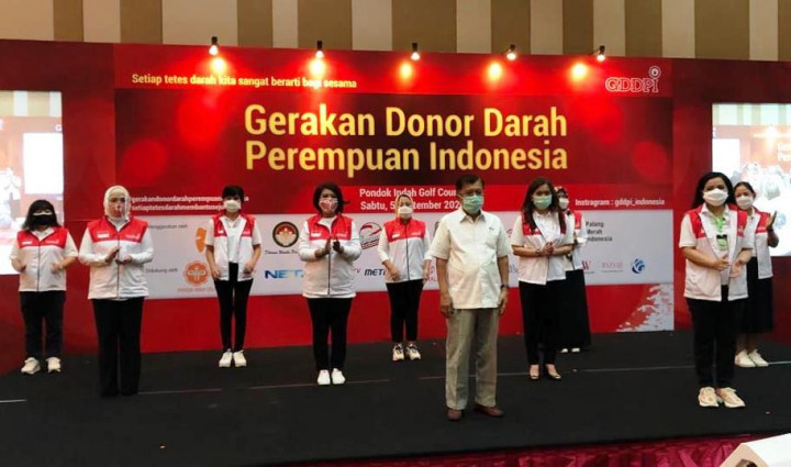 Gerakan Donor Darah Perempuan Indonesia Bantu Pasokan Darah PMI