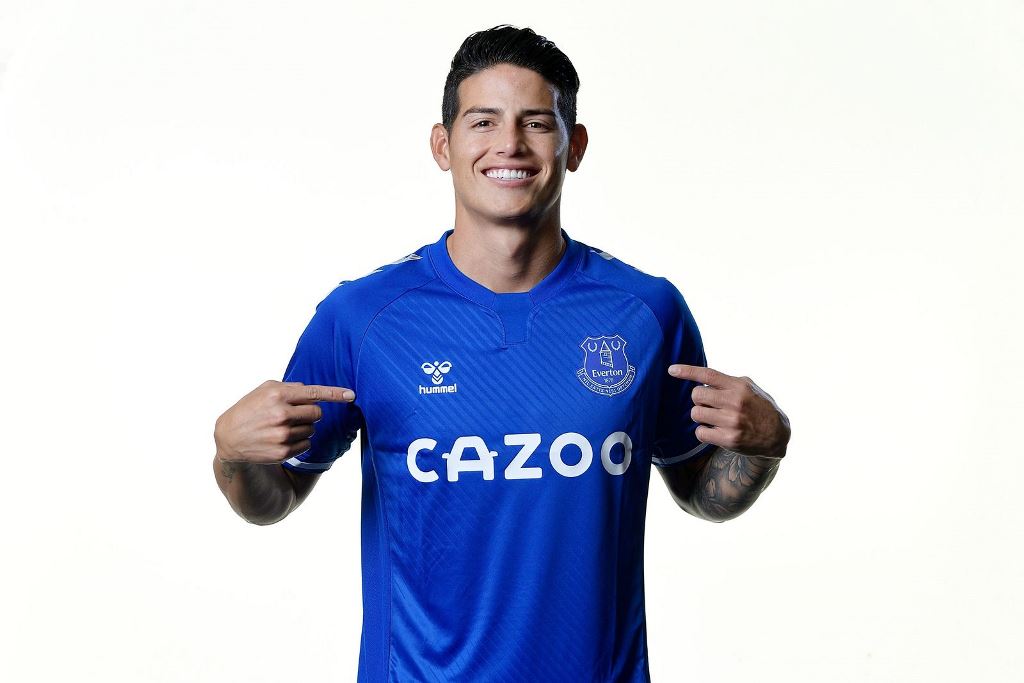 Gelandang baru Everton, James Rodriguez (evertonfc.com)
