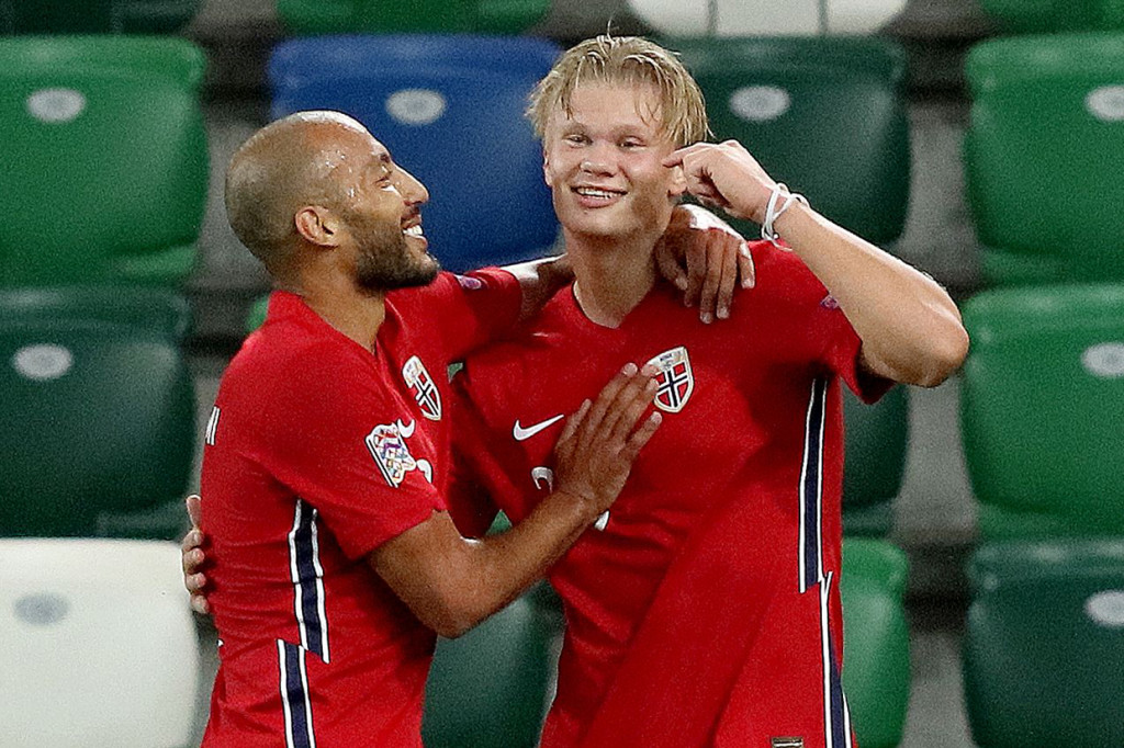 Norwegia Tekuk Irlandia Utara 5-1, Haaland Cetak Dua Gol