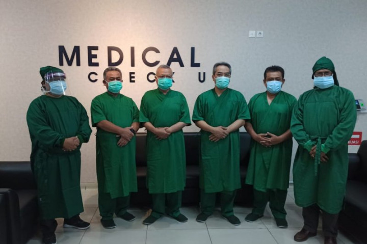 Dua Bapaslon Pilkada Bantul Jalani Serangkaian Tes Kesehatan