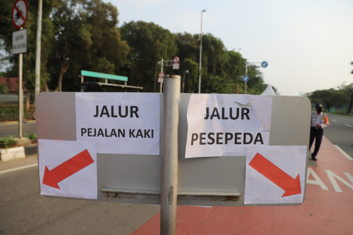 Jalan Danau Sunter Selatan dan Benyamin Sueb Dijadikan Jalur Pesepeda