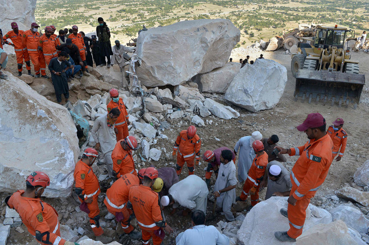 Tambang Batu Marmer di Pakistan Longsor, 18 Orang Tewas