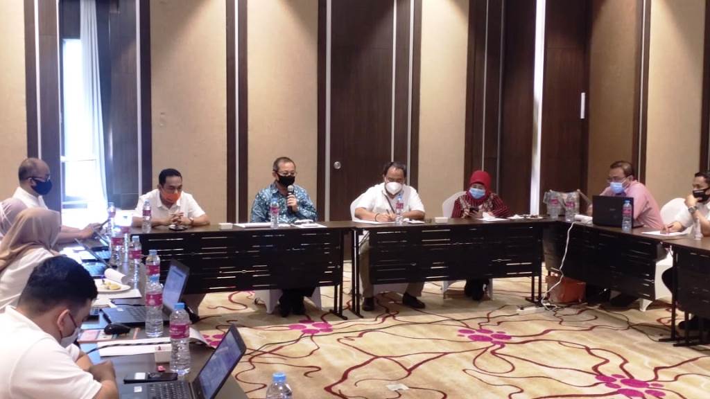 Kemensos dan PT Pos Indonesia (Persero) melaksanakan kegiatan Rekonsiliasi Pelaksanaan Penyaluran Bantuan Sosial Tunai (BST) 2020, pada 8-10 September, di Bandung (Foto:Dok.Renjana Pictures/Febri)