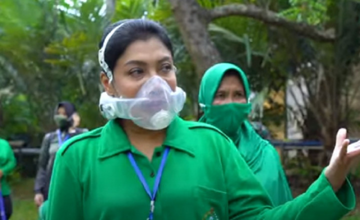 Ketum Persit KCK Donasikan Jamu ke Tenaga Medis