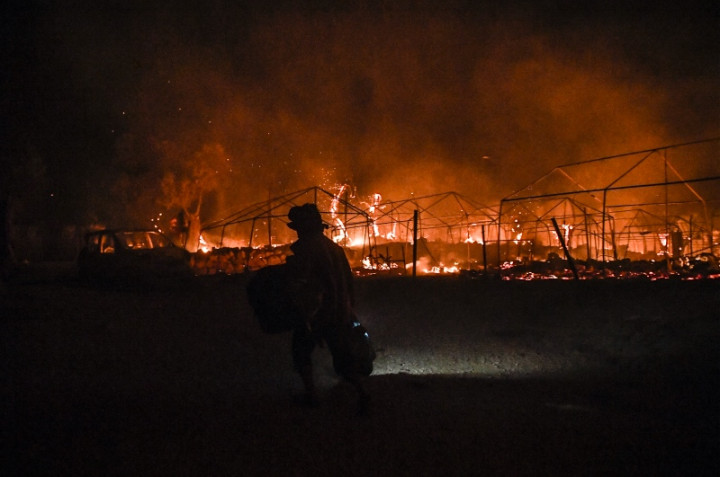 Kebakaran Landa Penampungan Pengungsi Terbesar di Yunani