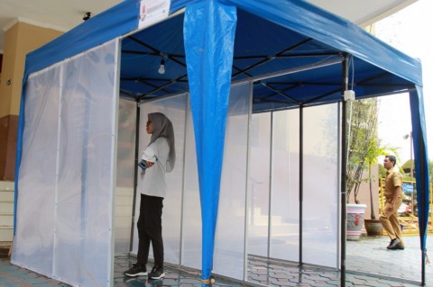 KPU Jatim Siapkan Bilik Khusus Pemilih Bersuhu Tubuh Tinggi