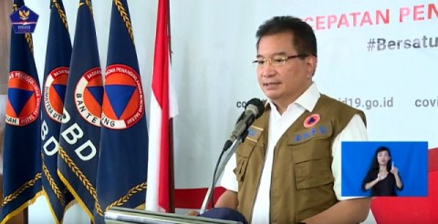 Juru bicara Satgas Penanganan Covid-19 Wiku Adisasmito. Foto: BNPB