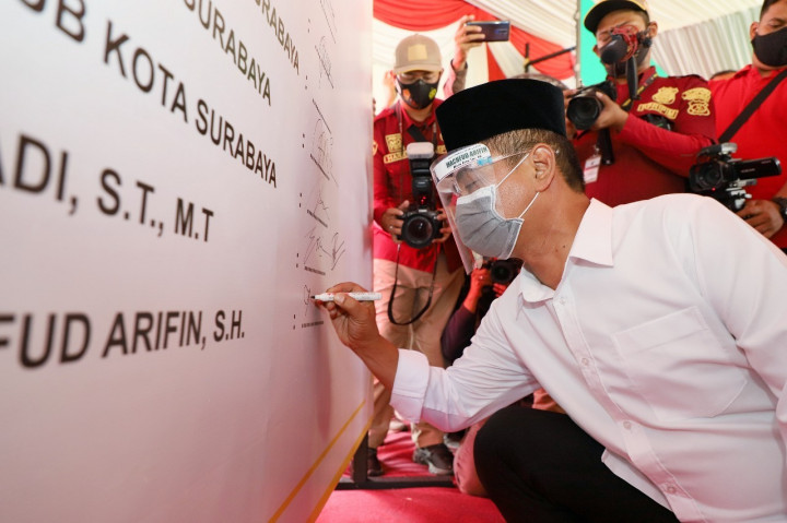 Kampanye Protokol Kesehatan, Mujiaman Dukung Percepatan Penanganan Covid-19