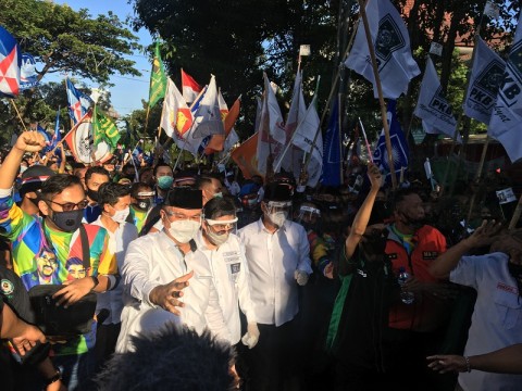 Bakal Calon Wali Kota Surabaya Machfud Arifin Akui Positif Covid-19