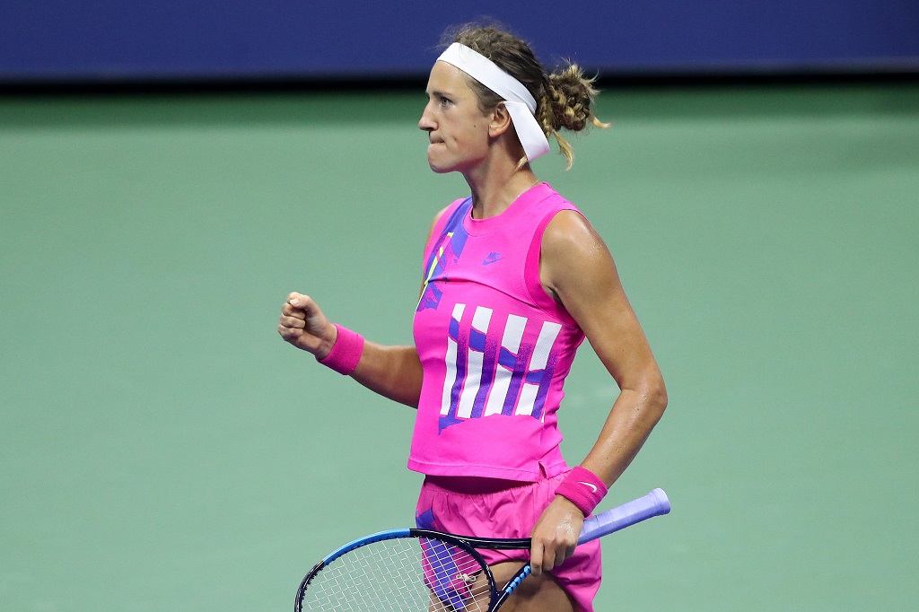 Victoria Azarenka. (MATTHEW STOCKMAN / GETTY IMAGES NORTH AMERICA / Getty Images via AFP)